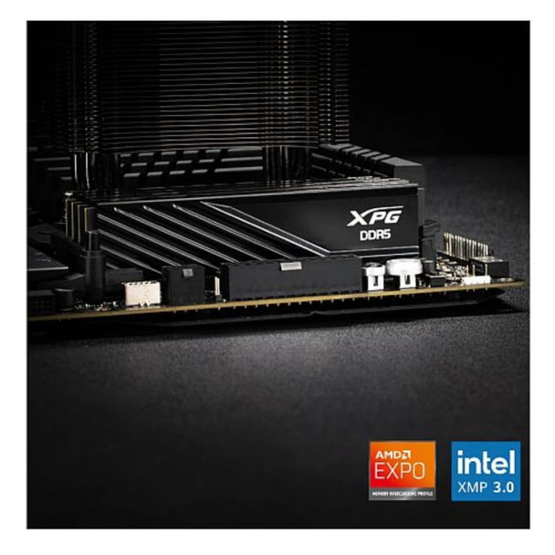 ADATA XPG Lancer Blade 32GB Kit (2 x 16GB), DDR5, 6400MHz (PC5-51200), CL32, 1.4V, ECC, PMIC, XMP 3.0, AMD EXPO, DIMM Memory physical ADATA New AX5U6400C3216G-DTLABBK MemoX