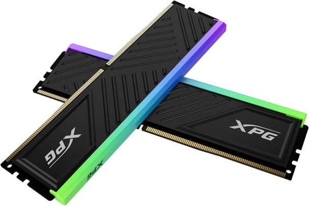ADATA XPG Spectrix D35G RGB 16GB Kit (2 x 8GB), DDR4, 3200MHz (PC4-25600), CL16, XMP 2.0, DIMM Memory, Black physical ADATA New AX4U32008G16A-DTBKD35G MemoX