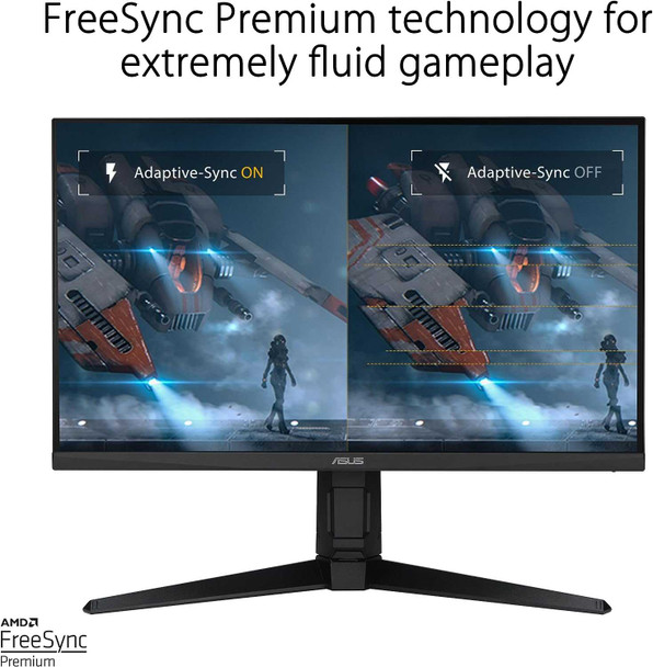Asus 27" TUF QHD HDR Gaming Monitor (VG27AQML1A), fast IPS, 2560 x 1440, 1ms, 260Hz OC, ELMB,100% sRGB, DisplayHDR 400, VESA physical ASUS New VG27AQML1A MemoX
