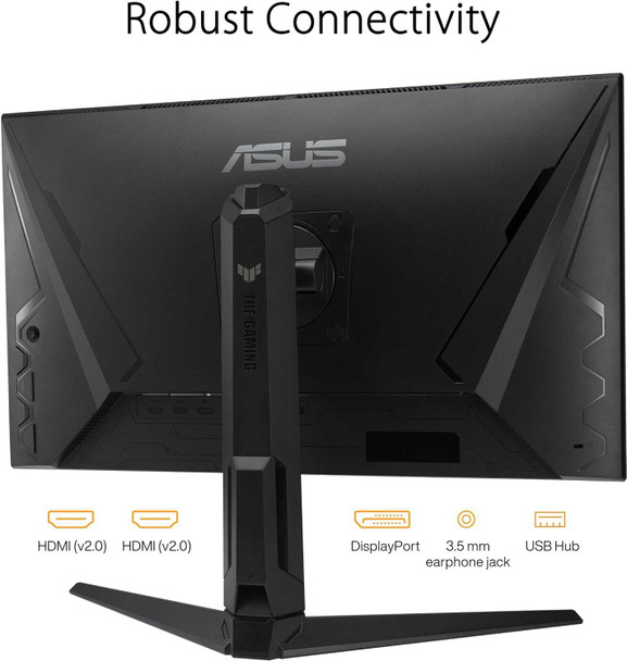 Asus 27" TUF QHD HDR Gaming Monitor (VG27AQML1A), fast IPS, 2560 x 1440, 1ms, 260Hz OC, ELMB,100% sRGB, DisplayHDR 400, VESA physical ASUS New VG27AQML1A MemoX