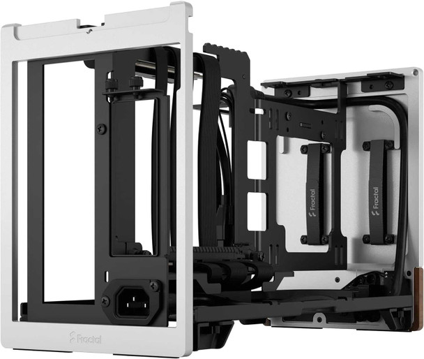 Fractal Design Terra Silver SFF PC Case, Mini ITX, Walnut Front, Anodized Aluminium Exterior, 322mm GPU Support, Requires SFX/SFX-L PSU, USB-C physical FRACTAL New FD-C-TER1N-02 MemoX