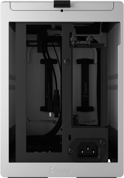Fractal Design Terra Silver SFF PC Case, Mini ITX, Walnut Front, Anodized Aluminium Exterior, 322mm GPU Support, Requires SFX/SFX-L PSU, USB-C physical FRACTAL New FD-C-TER1N-02 MemoX