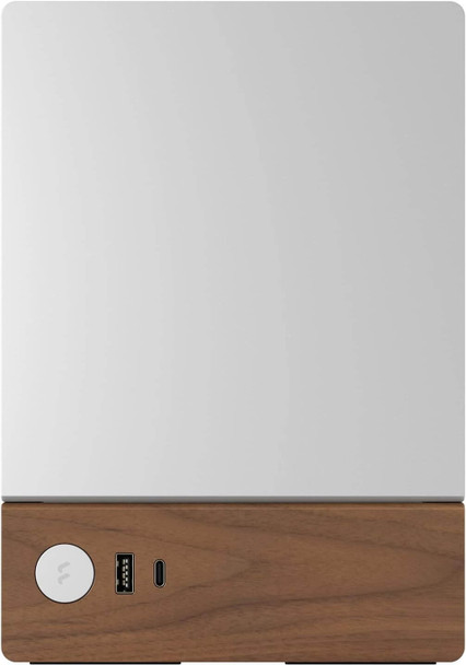 Fractal Design Terra Silver SFF PC Case, Mini ITX, Walnut Front, Anodized Aluminium Exterior, 322mm GPU Support, Requires SFX/SFX-L PSU, USB-C physical FRACTAL New FD-C-TER1N-02 MemoX