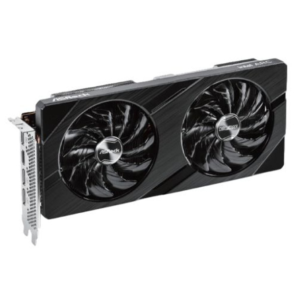 Asrock Intel ARC A580 Challenger 8GB OC, 8GB DDR6, PCIe4, HDMI, 3 DP, 2000MHz Clock, 0dB Cooling, Overclocked
