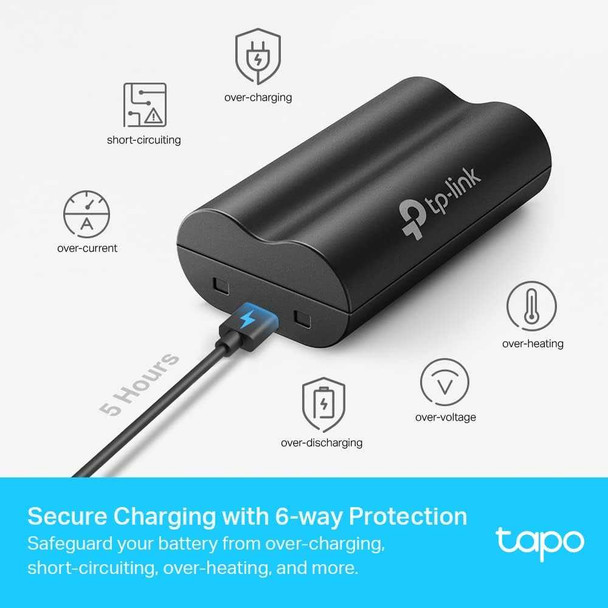 TP-LINK (TAPO A100) 6700mAh Battery Pack for Tapo Cameras & Video Doorbells, 6-Way Protection physical TP-LINK New TAPO A100 MemoX
