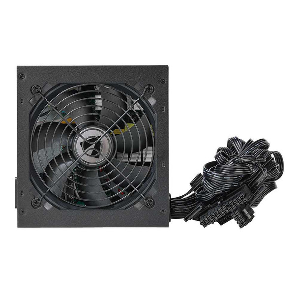Vida Lite 650W ATX PSU, Fluid Dynamic Ultra-Quiet Fan, PCIe, Flat Black Cables, Power Lead Not Included physical VIDA New AA-650-YY MemoX