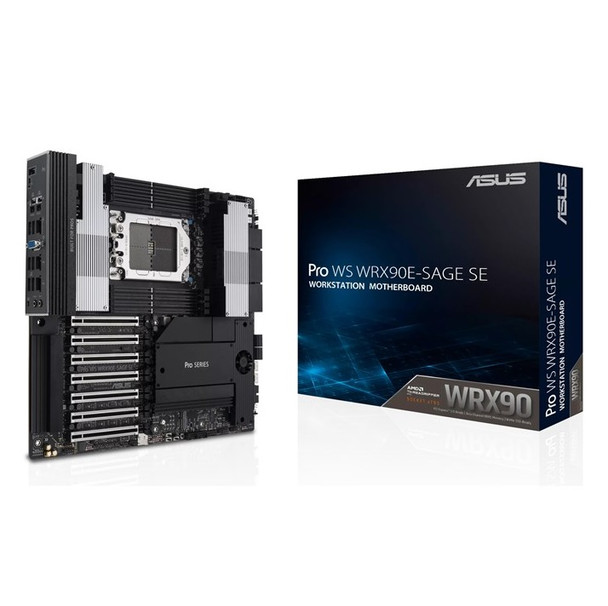 ASUS Pro WS WRX90E-SAGE SE  AMD WRX90 sTR5 Workstation Motherboard with ECC DDR5