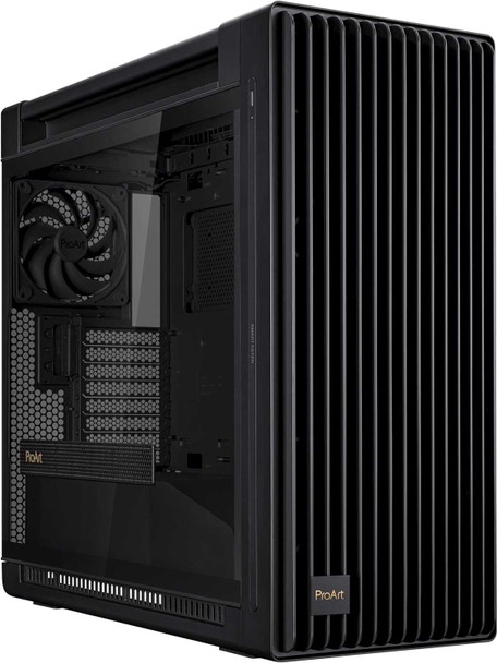 Asus ProArt PA602 Gaming Case w/ Glass Side, E-ATX, Front Grill, 2x 20cm Fans, IR Dust Indicator, USB-C 20Gps, Black physical ASUS New 90DC00J0-B09000 MemoX