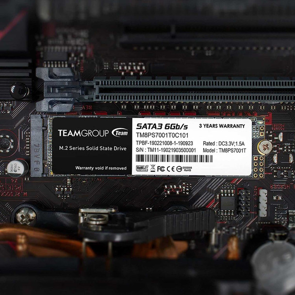 Team 1TB MS30 M.2 SATA SSD, M.2 2280, SATA3, R/W 530/480 MB/s physical TEAM New TM8PS7001T0C101 MemoX