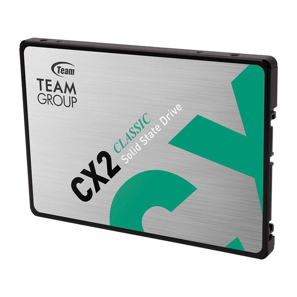 Team 256GB CX2 SSD, 2.5", SATA3, SLC Caching, R/W 520/430 MB/s, 7mm physical TEAM New T253X6256G0C101 MemoX