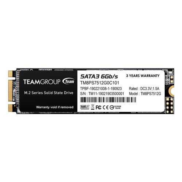 Team 512GB MS30 M.2 SATA SSD, M.2 2280, SATA3, R/W 530/430 MB/s physical TEAM New TM8PS7512G0C101 MemoX