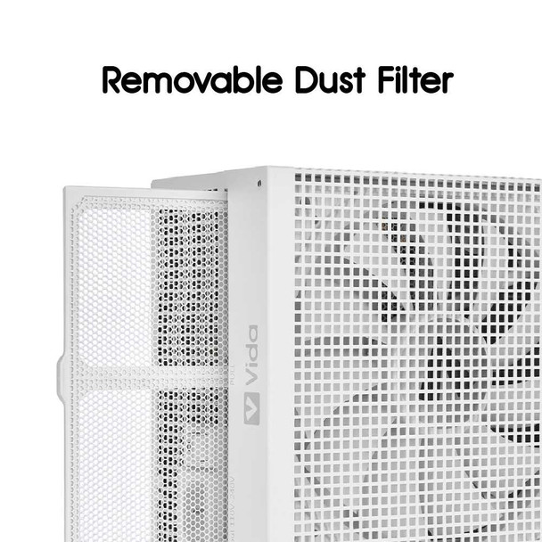 Vida 750W Heracles White ATX Gaming PSU, 80+ Bronze, 140mm Ultra-Quiet FDM Fan, Flat White Cables, Power Lead Not Included physical VIDA New XTY850D-750W-WHT MemoX