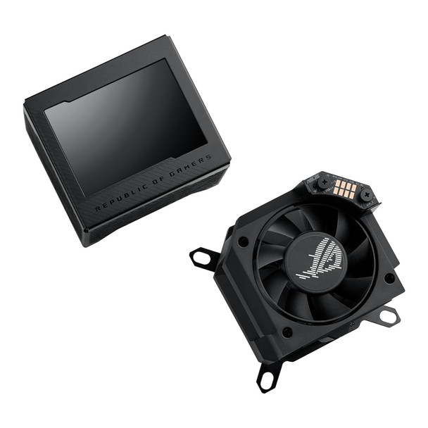 Asus ROG Ryujin III WB CPU Water Block, Full-Colour 3.5" LCD Customisable Screen, Embedded VRM Fan, Black physical ASUS New 90RC00V0-M0UAY0 MemoX