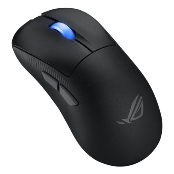 Asus ROG Keris II Ace Wireless Lightweight Gaming Mouse, Wired/Wireless/Btooth, AimPoint Pro Sensor, Polling Rate Booster, 42000 DPI, RGB, Black