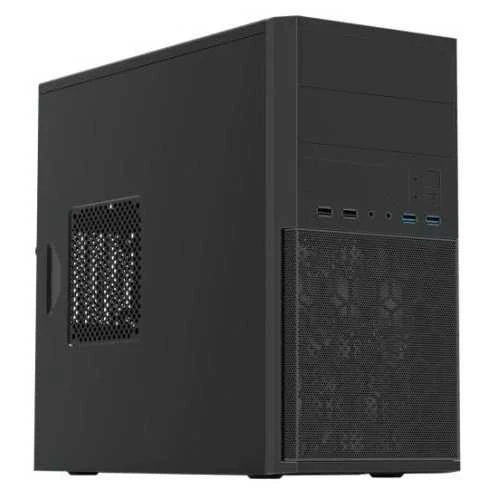 Vida Corporate Black Office Case, Micro ATX, 120mm Fan, Mesh Front physical VIDA New CORPORATE-BLK MemoX