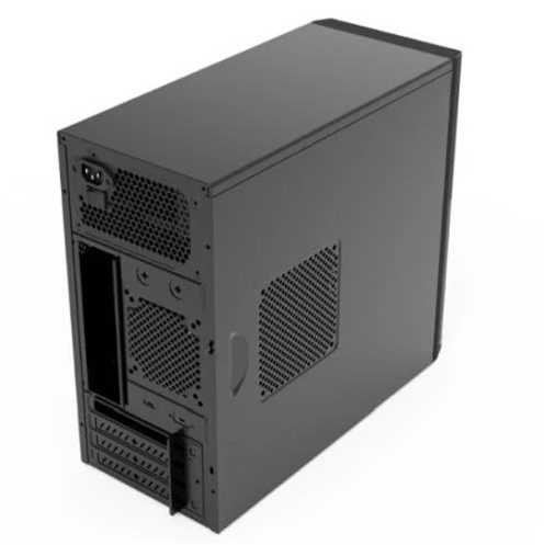 Vida Corporate Black Office Case, Micro ATX, 120mm Fan, Mesh Front physical VIDA New CORPORATE-BLK MemoX