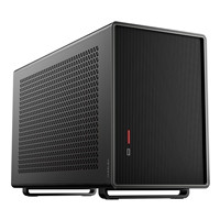 Antec Performance 1M Black Mini-ITX Gaming Case with Aluminum Finish, PCIe 4.0 Riser Cable, USB 3.2 Gen2 Type-C, Tool-Free Side Panels, Solid Side Panel, SFX-L & SFX PSU Support