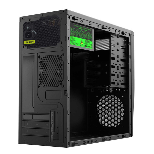 CiT Elite Micro Tower 1 x USB 3.0 / 1 x USB 2.0 Black Case with 500W PSU physical CIT New CSCITELITE MemoX