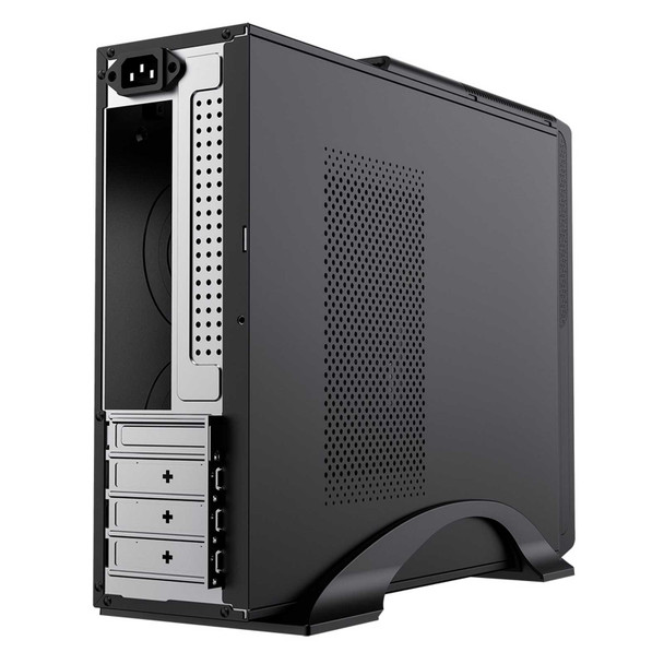CiT S014C Black Slim Micro ATX/ITX Desktop Case with 300W Power Supply, USB 2.0, USB 3.0 Type-A & Type-C Ports physical CIT New S014C MemoX