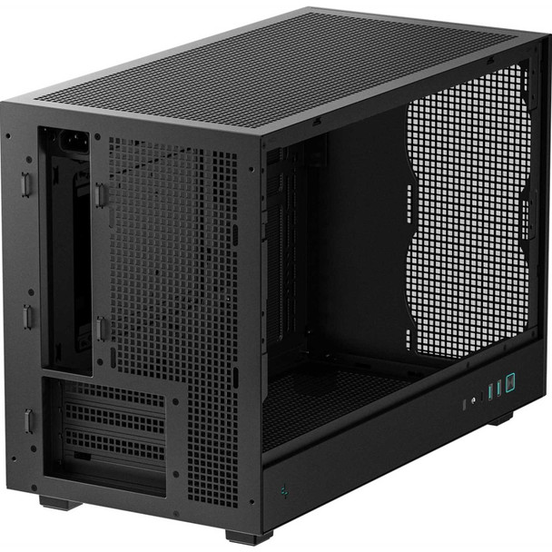DeepCool CH260 Micro-ATX PC Case – High Airflow, USB-C & 360mm Radiator Support physical DEEPCOOL New R-CH260-BKNGM0-G-1 MemoX