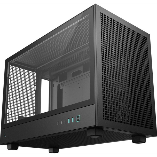 DeepCool CH260 Micro-ATX PC Case – High Airflow, USB-C & 360mm Radiator Support physical DEEPCOOL New R-CH260-BKNGM0-G-1 MemoX