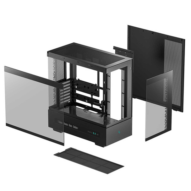 DeepCool CH690 Digital ATX Mid-Tower PC Case – Black physical DEEPCOOL New R-CH690-BKNNA0D-G-1 MemoX