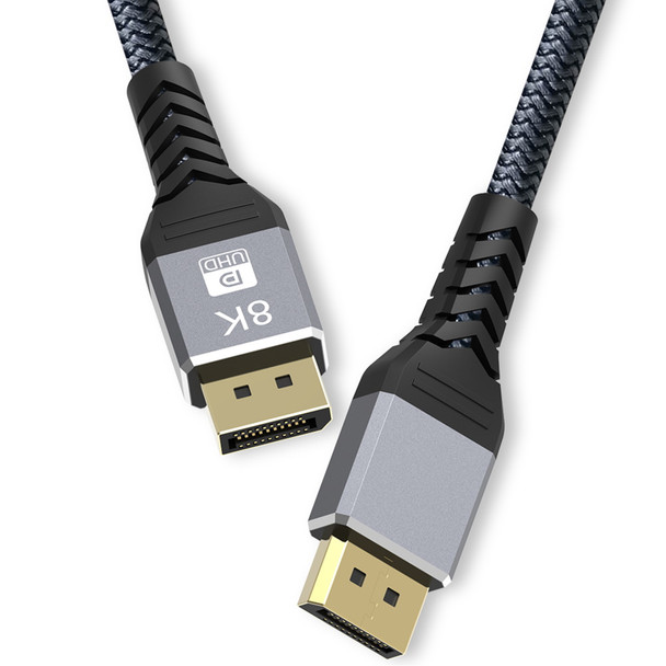 Prevo DisplayPort 1.4 Cable 2m  8K 60Hz, 4K 144Hz, Braided DP Cable