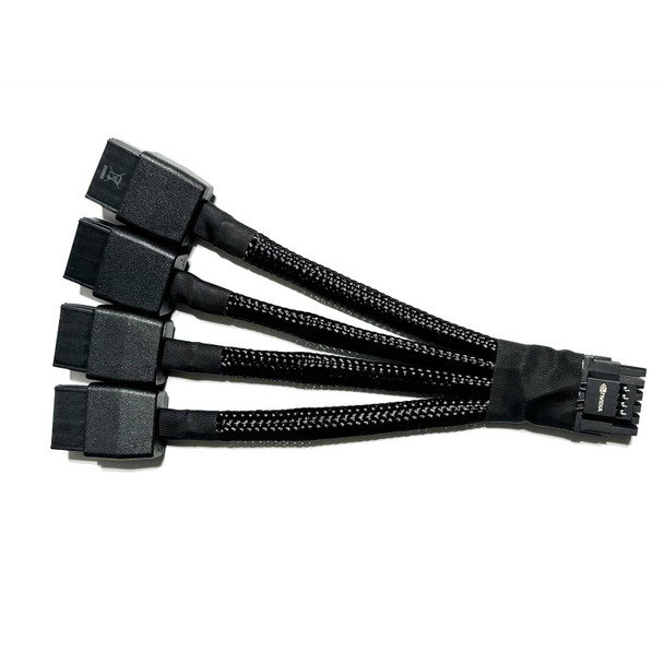 Replacement 12VHPWR 12+4Pin PCIE 5.0 to 4x8Pin (6+2P) Power Cable 10cm Braided physical TARGET New 12CF1-1PW148-30R MemoX