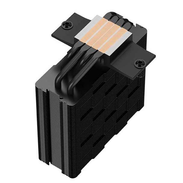 DeepCool AG400 Black ARGB V2 CPU Air Cooler, 120mm PWM Fan, 4 Direct Touch Heat Pipes, Addressable RGB, LGA1851/1700/1200, AM5/AM4 Compatible, High-Performance Single Tower Cooler physical DEEPCOOL New R-AG400-BKAMMN-GJD MemoX