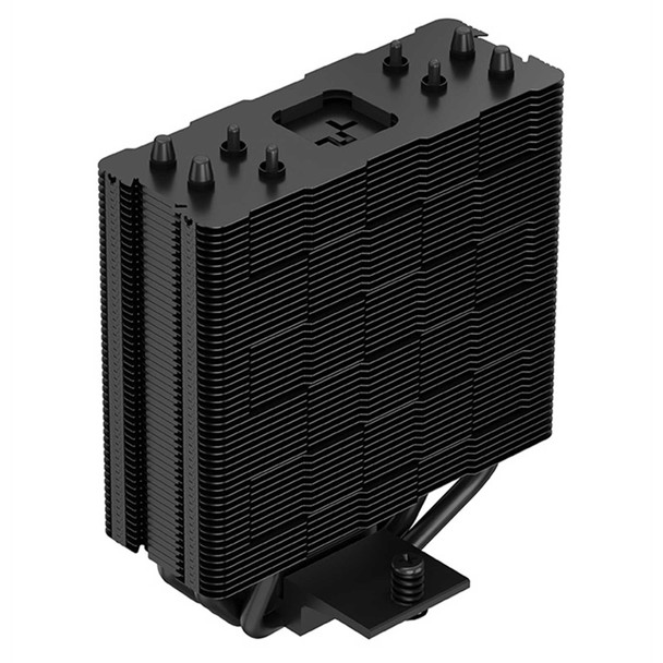 DeepCool AG400 Black ARGB V2 CPU Air Cooler, 120mm PWM Fan, 4 Direct Touch Heat Pipes, Addressable RGB, LGA1851/1700/1200, AM5/AM4 Compatible, High-Performance Single Tower Cooler physical DEEPCOOL New R-AG400-BKAMMN-GJD MemoX