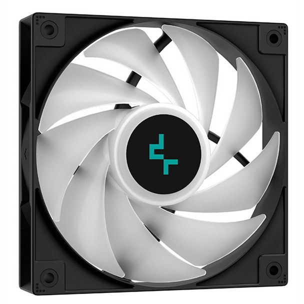 DeepCool AG400 Black ARGB V2 CPU Air Cooler, 120mm PWM Fan, 4 Direct Touch Heat Pipes, Addressable RGB, LGA1851/1700/1200, AM5/AM4 Compatible, High-Performance Single Tower Cooler physical DEEPCOOL New R-AG400-BKAMMN-GJD MemoX
