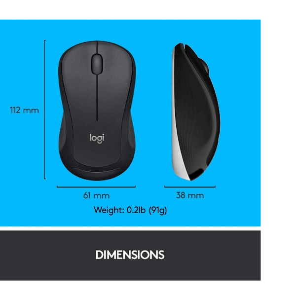 Logitech MK540 Advanced Wireless Keyboard and Mouse Combo  UK Layout Unifying Receiver