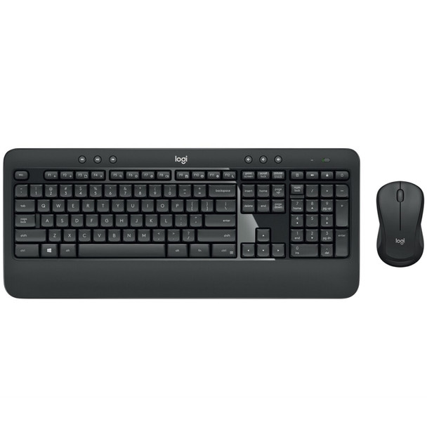 Logitech MK540 Advanced Wireless Keyboard and Mouse Combo  UK Layout Unifying Receiver
