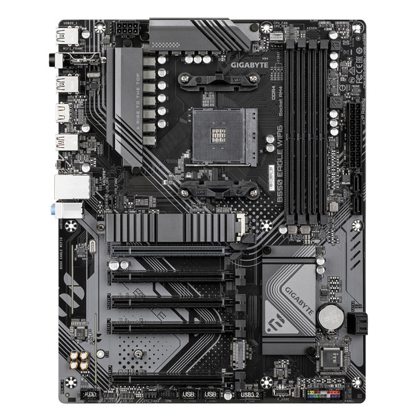 Gigabyte B550 EAGLE WIFI6 AM4 ATX Motherboard – Wi-Fi 6, DDR4 & Dual M.2