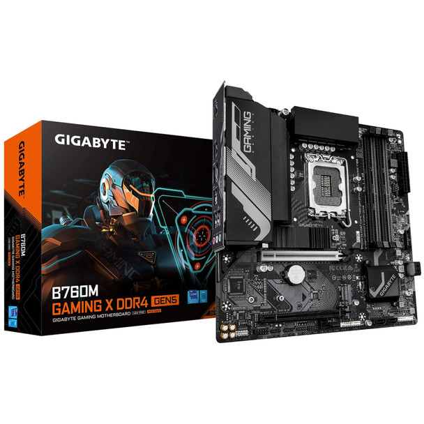 Gigabyte B760M Gaming X DDR4 Gen5 LGA1700 Motherboard – PCIe 5.0, 2.5GbE & Dual M.2
