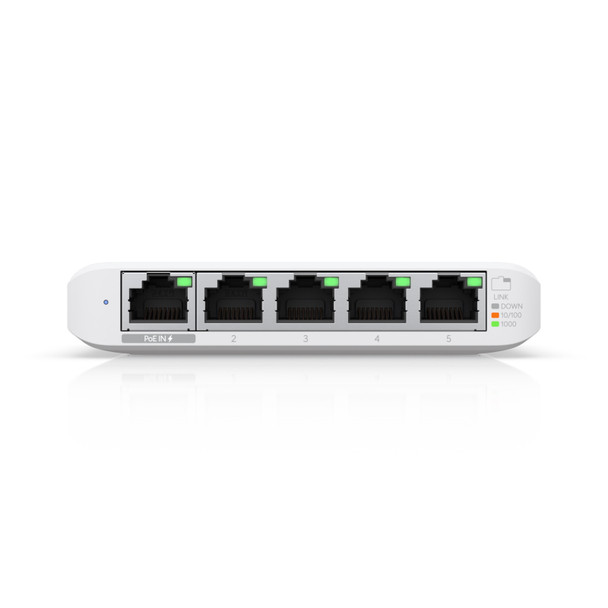 Ubiquiti UniFi Flex Mini 3-Pack 5-Port Gigabit Managed Switch – PoE/USB-C Powered