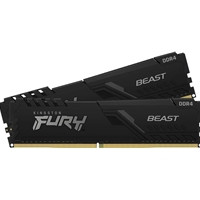 Kingston FURY Beast KF432C16BBK2/64 64GB (2x 32GB) DIMM System Memory, 3200MHz, DDR4, CL16, Black, Intel XMP