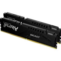 Kingston FURY Beast KF556C36BBEK2-64 64GB (2x 32GB) DIMM System Memory, 5600MHz, DDR5, CL36, Black, Intel XMP, AMD EXPO