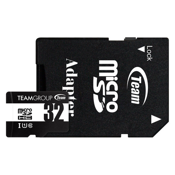 Team 32GB Micro SDHC Class 10 UHS-I Flash Card with Adapter physical TEAM New TUSDH32GCL10U03 MemoX