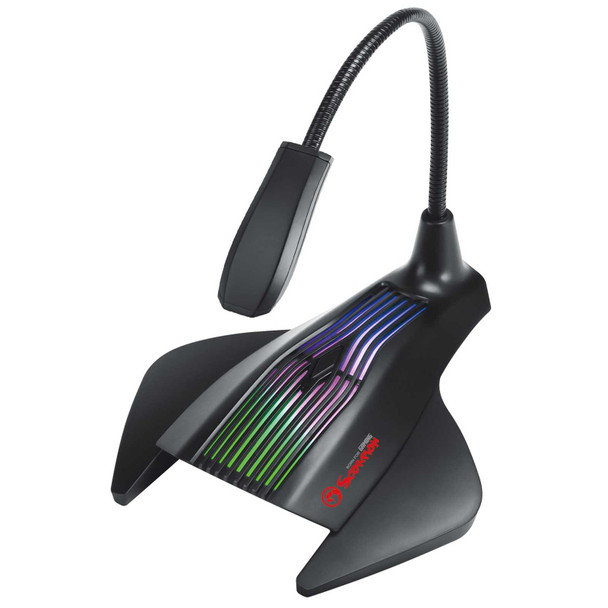 Marvo Scorpion MIC-01 RGB USB Powered Flexible Gaming and Streaming Microphone physical MARVO New MIC-01 MemoX