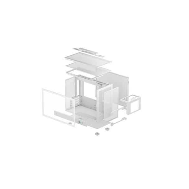 DeepCool CH160 PLUS White physical DEEPCOOL New R-CH160-WHNGM0-G MemoX