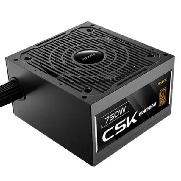 Antec CSK DC 750W PSU, 80+ Bronze, Fully Wired, Antec's 5-year warranty physical ANTEC New 0-761345-20113-1 MemoX