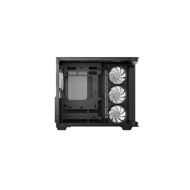 DeepCool CG530U 4F Case,Black, Mid- Tower, 2x USB 3.0, Tempered Glass Side Window Panel, ITX/Micro ATX/ATX