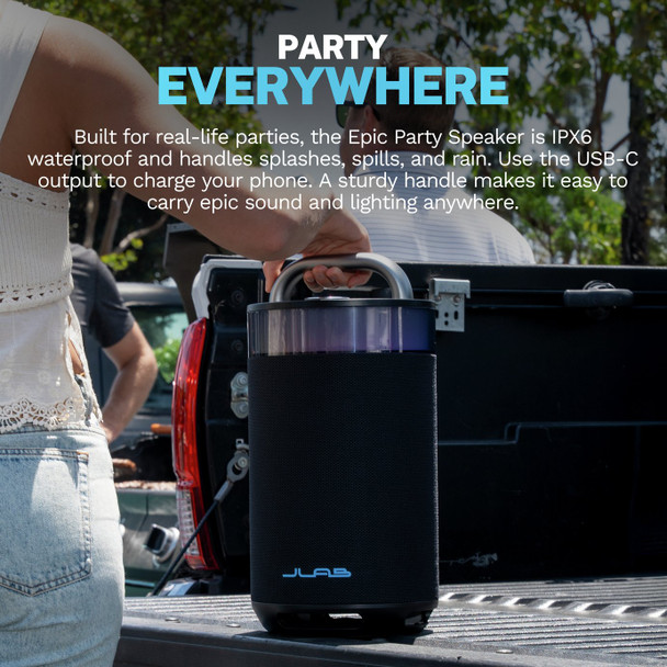 JLab Epic Party Speaker Black 100 W