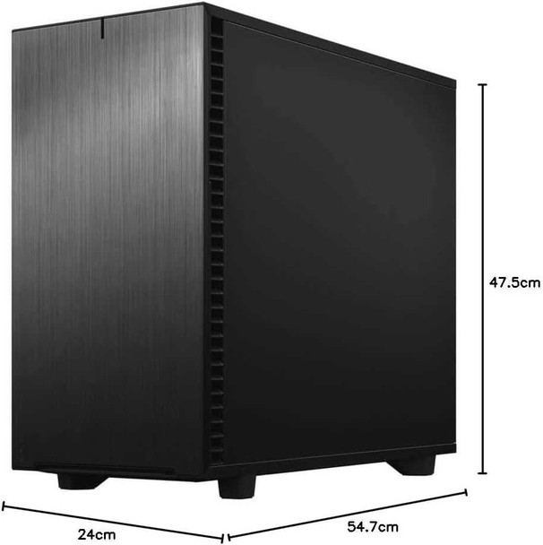 Fractal Design Define 7 Black ATX Mid Tower PC Case – Silent Modular Case physical FRACTAL New FD-C-DEF7A-03 MemoX