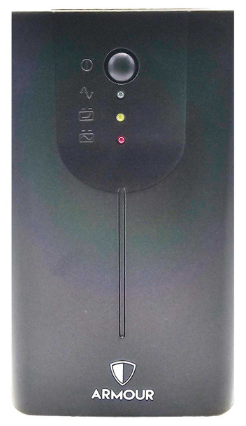 Armour 650VA UPS 390W Battery Backup – 2 UK Plugs, RJ45 & USB Monitoring physical VIDA New ARM650 MemoX