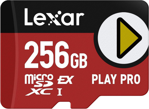 Lexar PLAY PRO 256GB microSD Express Card – 900MB/s, U3, Switch 2 Ready