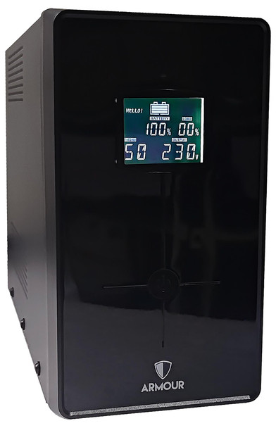 Armour 1000VA UPS 600W Battery Backup – LCD, AVR & USB Monitoring