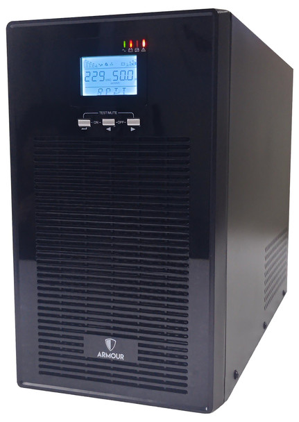 VIDA Armour 3000VA UPS 2400W Battery Backup – LCD, Pure Sine Wave & AVR