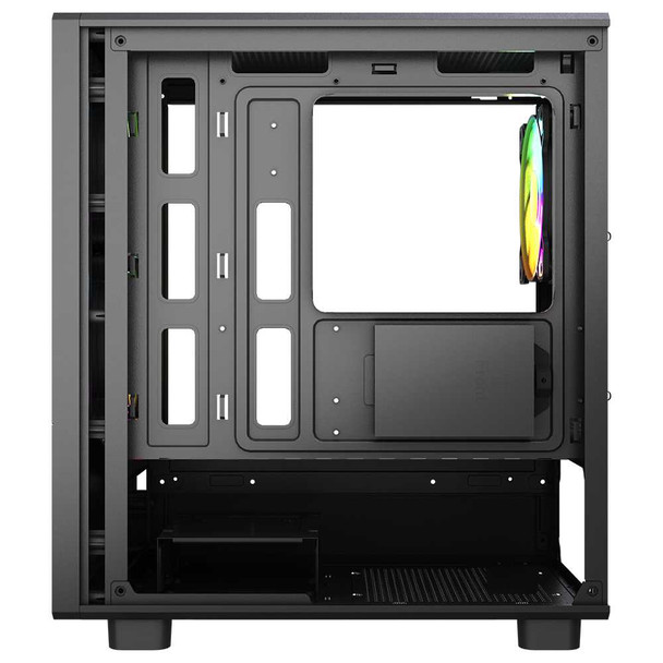 VIDA Spire M mATX Gaming Case – Mesh Front, 3 ARGB Fans & Tempered Glass physical VIDA New SPIREM-BLK MemoX